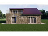 Building plot with ruin, nice views, includes project approved close to amenities possible to build 