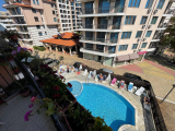 Pool view apartment with 2 bedrooms in Aquamarine, Sunny Beach
