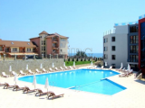 Pool view 1-Bed apartment in Sun Wave, Sveti Vlas, 100 m. to the Beach