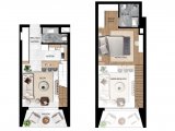 OFF PLAN 1+1 DUPLEX APARTMENT IN A MODERN DESIGN COMPLEX  BOGAZ LIFE