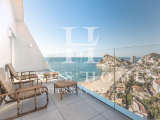 Key ready superior apartment with a large terrace, stunning sea views and indoor / outdoor pools on 