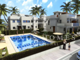 Amazing townhouse with rooftop terrace, stunning sea view and community pool located close to the be