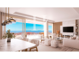 Premium middle floor apartment with community pool, large terrace, & great sea views, located 550m f