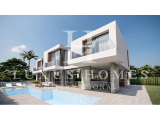 Spectacular key ready villa with private pool, large terraces, garden, elevator with sea views, loca