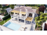 Superior villa with private pool, garden, large terraces and amazing panoramic sea views in a privil