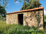 Land with rural construction and feasibility of construction in the picturesque village of Chãos, Fe