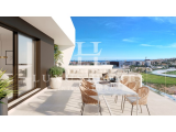 Large luxury penthouse with community pool, spacious terrace and sea view located in a premium resor