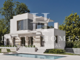 Exquisite villa located in a privileged area close to Benidorm with private pool, garage and amazing