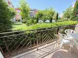 Furnished Studio with balcony and pool view in Holiday Fort Club, Sunny Beach