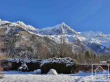 3 bedroom loft apartment with Mont Blanc views, close to Chamonix centre, storage & private parking