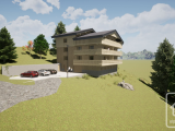 A small development of five high quality apartments located close to the centre of Chatel.