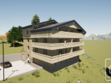 A small development of five high quality apartments located close to the centre of Chatel.