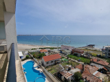 Spacious Studio with Frontal Sea View in Penelope Palace, Pomorie