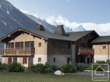 Newly renovated 115m2 shell duplex apartment in Argentière village with beautiful views of the Grand