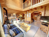 5 bedroom, 5 bathroom chalet in much sought-after spot, with views of the Aravis mountains