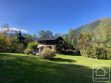 Detached 5 bedroom chalet with independent apartment on large land plot, Mont Blanc views