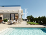 Modern villa with private swimming pool, expansive rooftop terrace and fully-fitted kitchen located 
