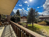 Two bedroom apartment in Chamonix valley with large sunny terrace, private parking space and shared 