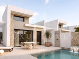 Amazing modern villa with private pool, beautiful sea view and spacious rooftop terrace in a privile