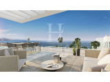 Luxury fantastic apartment with sea views, large terrace and community pool located in a premium are