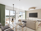 Delightful ground-floor apartment with private spacious terrace and swimming pool, situated between 