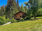 7-bedroom chalet with 3 bathrooms, garage, carport and garden, at the foot of the télécabine.
