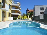 Studio with New Furniture & Pool View | Villa Flora, Ravda