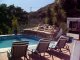 Terrace pool and barbecue alfresco dining area 